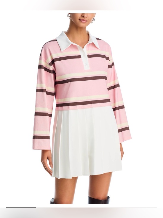 Aqua Dresses & Skirts - Aqua Striped Mini Dress - Sz XL